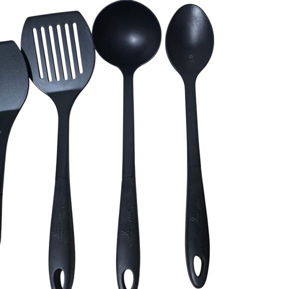 Calphalon Cooking Utensils Black Nylon Set of 7 Heat Resistant To 400 Degrees - Picture 4 of 11